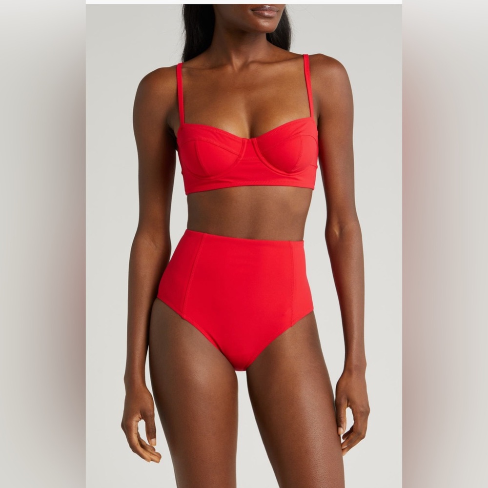 Ulla Johnson Zahara High Waist Bikini i Bottom, Size Small, $160
